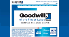 Desktop Screenshot of goodwillfingerlakes.org